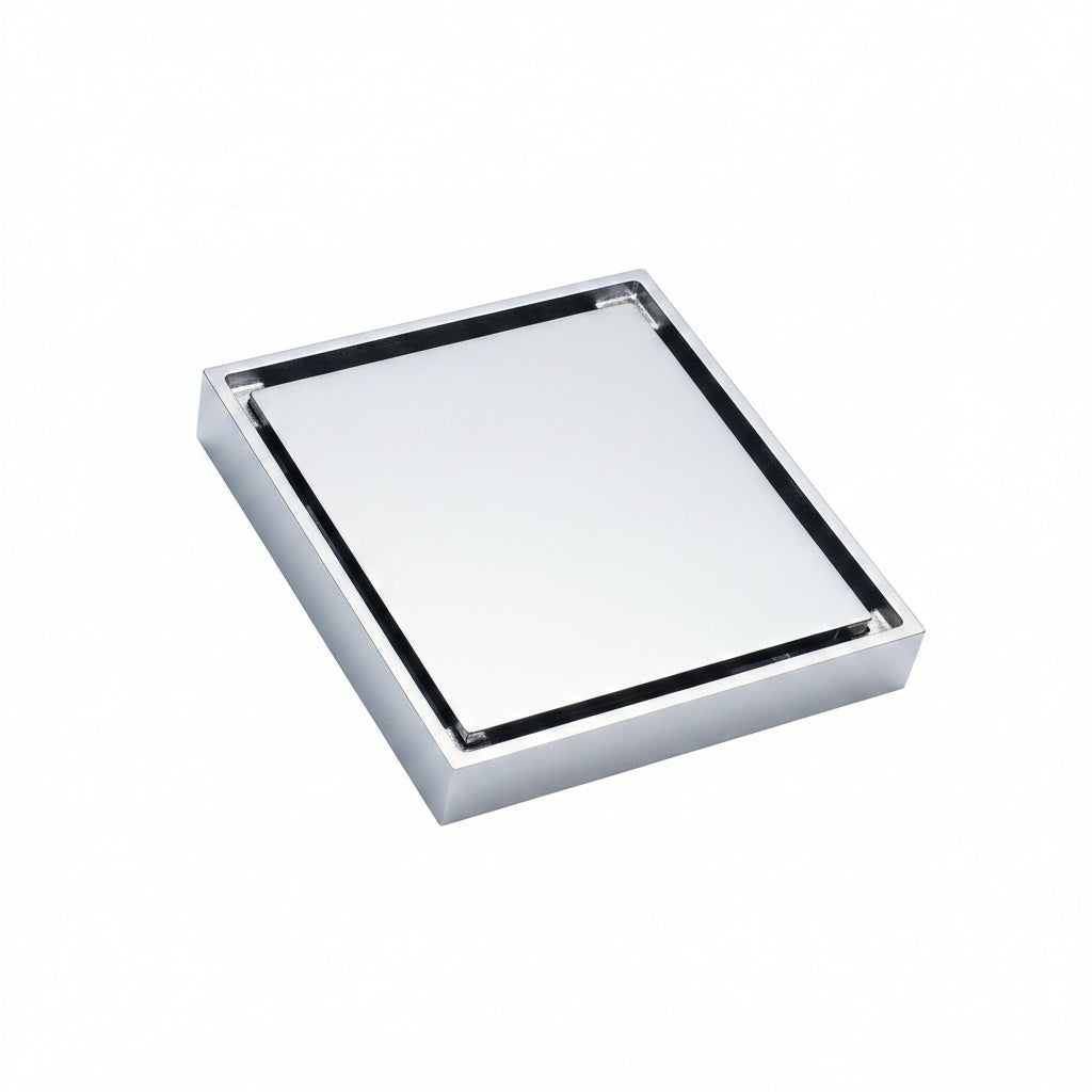 SUMIDERO REVERSIBLE 4" INOX 304 ACABADO ESPEJO -FRATELLI